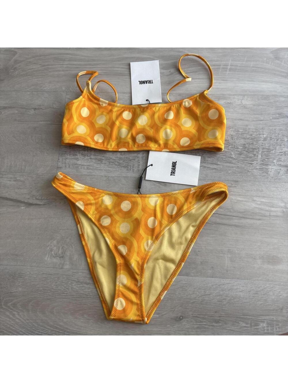 MICA - Orange Crop Bikini Set (Cheeky)